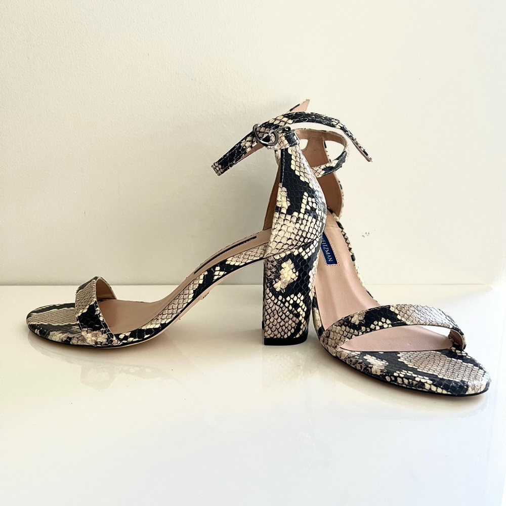 Stuart Weitzman heeled sandal. Size 8.  Excellent condition.